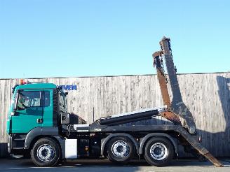 krockskadad bil vrachtwagen MAN TGS 26.360 Container Kipper PTO Sper Trekhaak 265KW Euro 5 2011/9