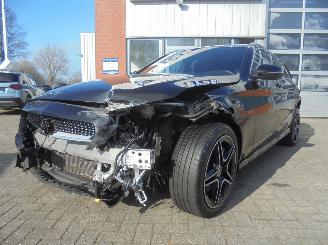 skadebil auto Mercedes C-klasse C 300 de AMG Business Plus 225kw Hybride, Leer, Panorama 2021/6