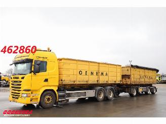 skadebil vrachtwagen Scania G G450 6X2 HTS 45t. Haakarm + Anhänger + Container Euro 6 2017/4