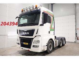 krockskadad bil vrachtwagen MAN TGX 26.440 6X2 MANUAL Euro 6 Lift Stuur 2014/12