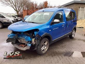krockskadad bil auto Dacia Dokker Dokker (0S), MPV, 2012 1.3 TCE 100 2019
